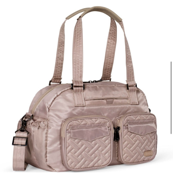 NWT Lug Women's Puddle Jumper Tote Bag Beige/Sand Taupe - Picture 2 of 10